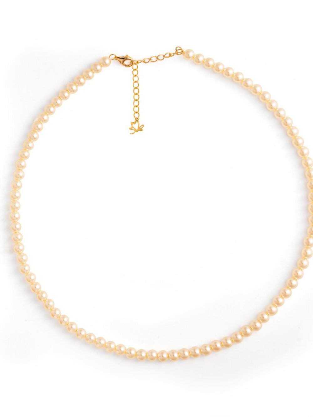 Her Story Gold Pearl Necklace 18k gold / s925 silver charm necklace